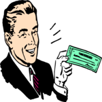 Man Holding Check 3