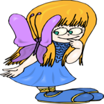 Girl with Butterfly 4