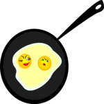 Eggs in Frying Pan