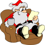 Santa Reading 3