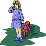 Girl with Doll 13