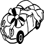 Cartoon with Bow