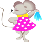 Mouse Wearing Dress 2