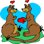 Kangaroos in Love