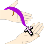 Hands with Cross