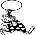 Clown with Hoop