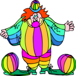 Clown with Balls 2