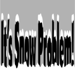 It�s Snow Problem Title