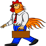 Businessman - Rooster