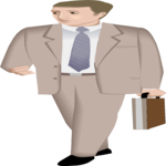 Businessman & Briefcase 4