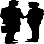 Handshake Silhouette