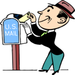 Man Mailing Letter 4