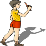 Boy with Stick 1