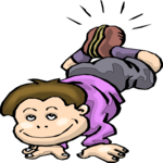 Boy Kicking Heels