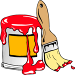 Paintbrush & Can 16