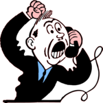 Yelling into Phone 3