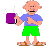 Man with Book 1