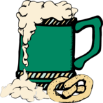 Beer Mug & Pretzel