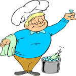 Chef with Champagne