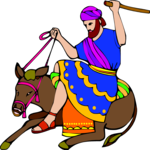 Man Beating Donkey