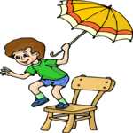 Boy with Umbrella