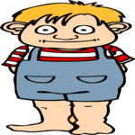 Boy in Overalls 1