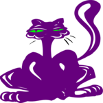 Cat - Purple