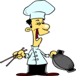 Chef with Wok