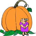 Gardener & Large Pumpkin 2