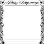 Holiday Happenings Frame