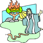 Moses & Burning Bush 2
