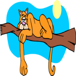 Cat on Branch