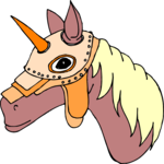 Horse & Horned Helmet