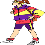 Girl Walking 6