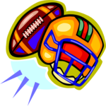 Football - Helmet & Ball 1