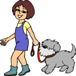 Girl & Dog 01
