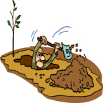 Man with Shovel 4
