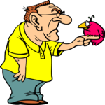 Man with Bird 3