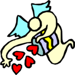 Angel Dropping Hearts 2