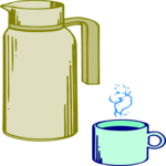 Coffee Pot & Mug