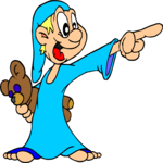 Boy Pointing