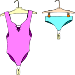 Swimsuits Hanging