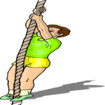Boy Climbing Rope 1