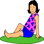 Girl Relaxing