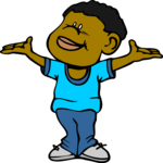 Boy Raising Arms