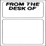 Memo - From The Desk Of 1
