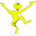 Yellow Dude Jumping