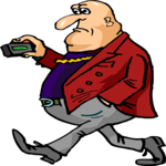 Man with Pager