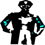 Police Officer - Abstract