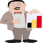 Businessman with Chart